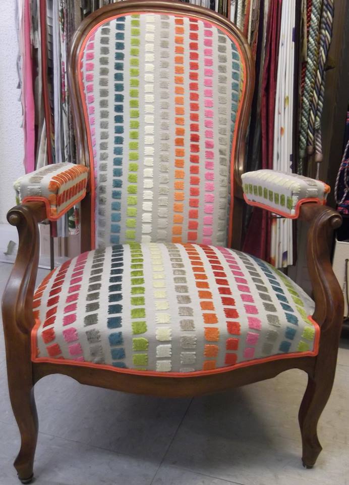 Tapissier Hildegarde de Bourbon-Lancy au Salon Habitat de Paray Avril 2015